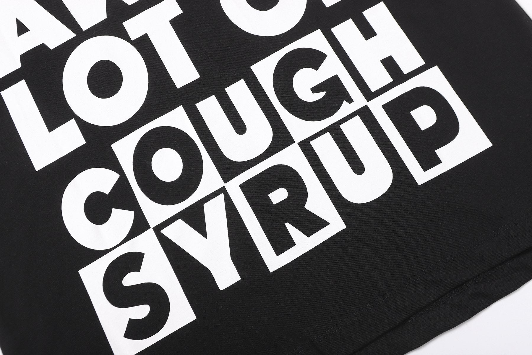 THAT'S A AWFUL LOT OF COUGH SYRUP Front & Back Graphic T-Shirt — detail