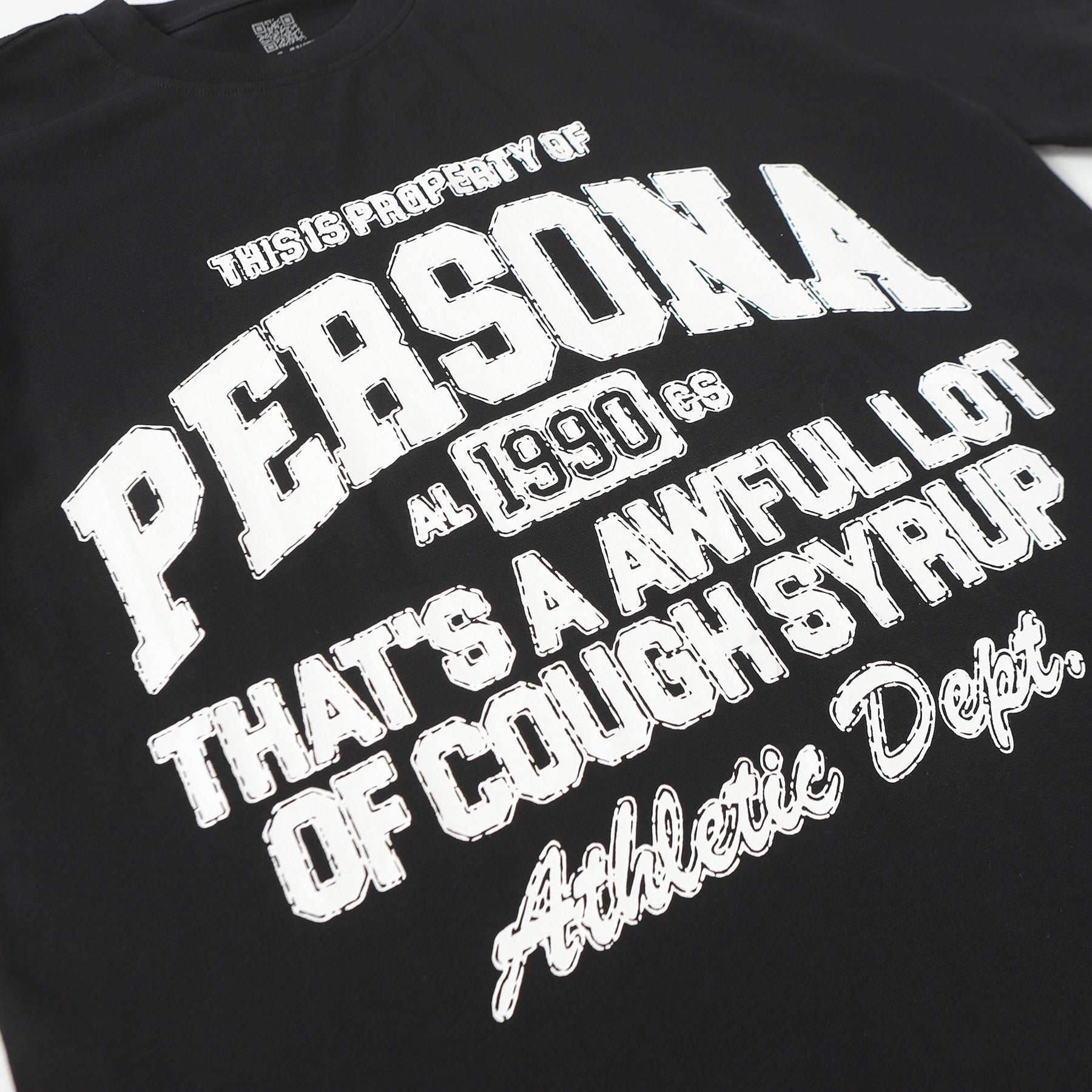 THAT'S A AWFUL LOT OF COUGH SYRUP Graphic Short-Sleeve T-Shirt — detail