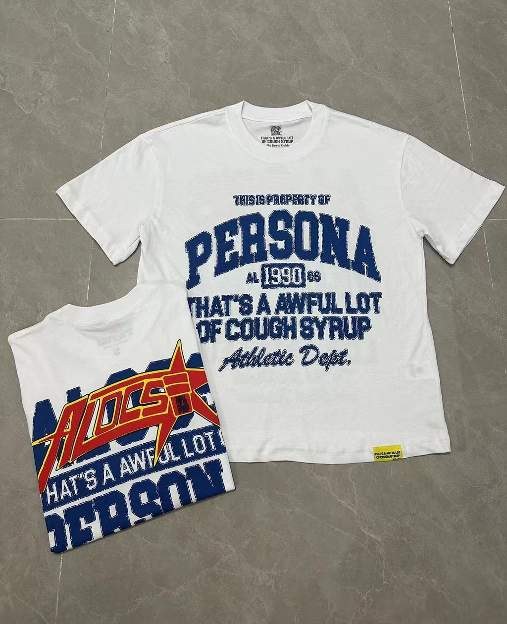 THAT'S A AWFUL LOT OF COUGH SYRUP Graphic Short-Sleeve T-Shirt — context