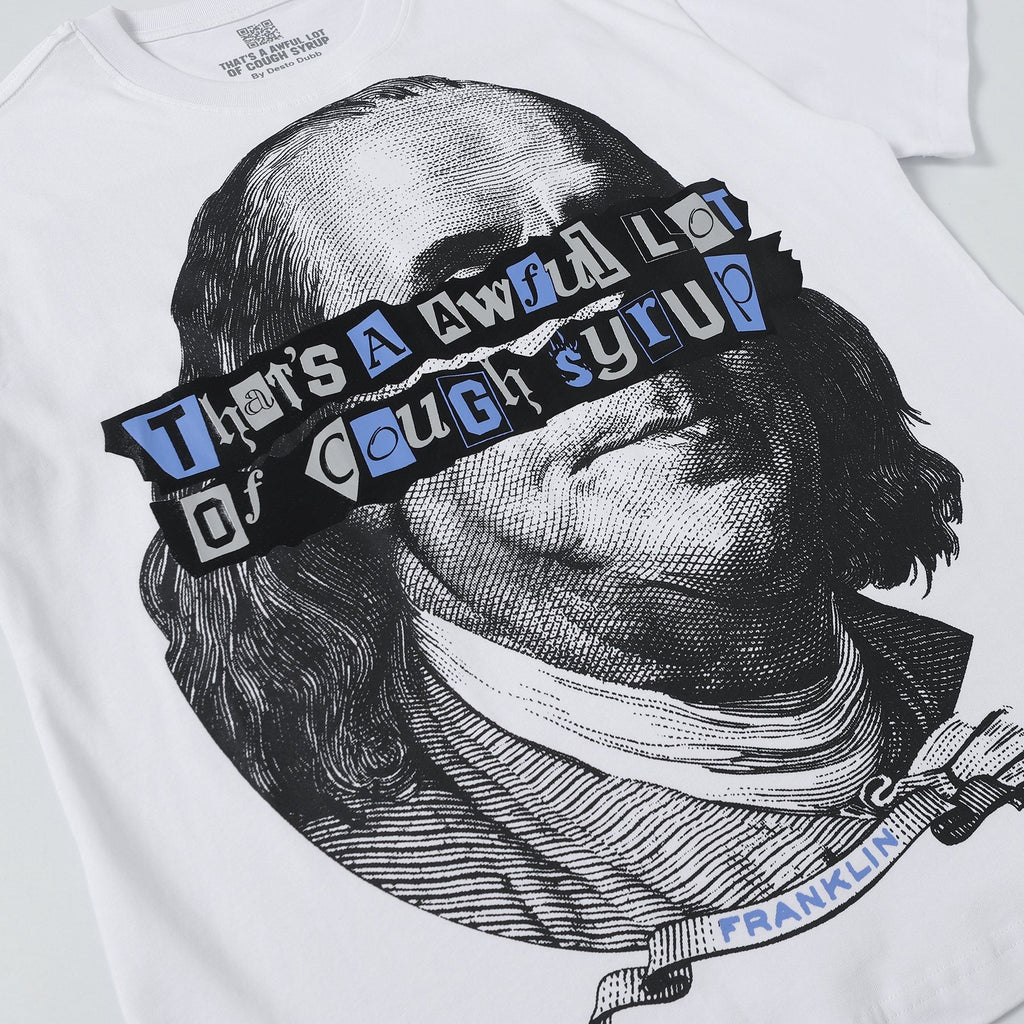 THAT'S A AWFUL LOT OF COUGH SYRUP Portrait Graphic T-Shirt — detail