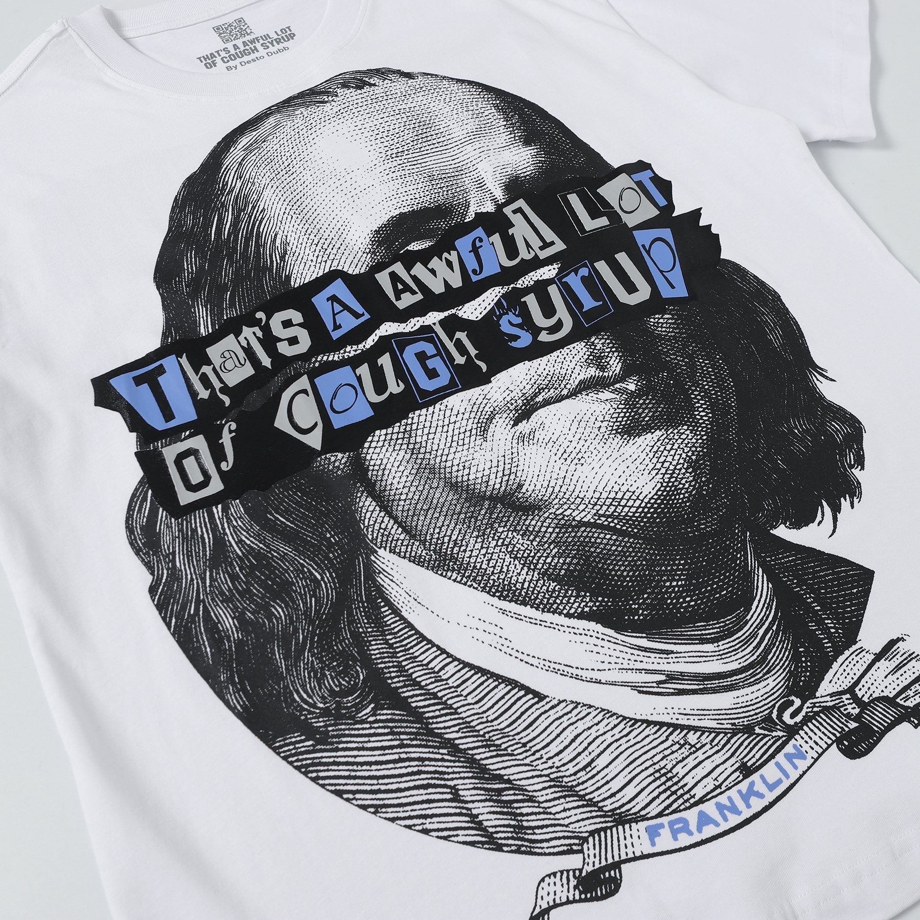 THAT'S A AWFUL LOT OF COUGH SYRUP Portrait Graphic T-Shirt — detail