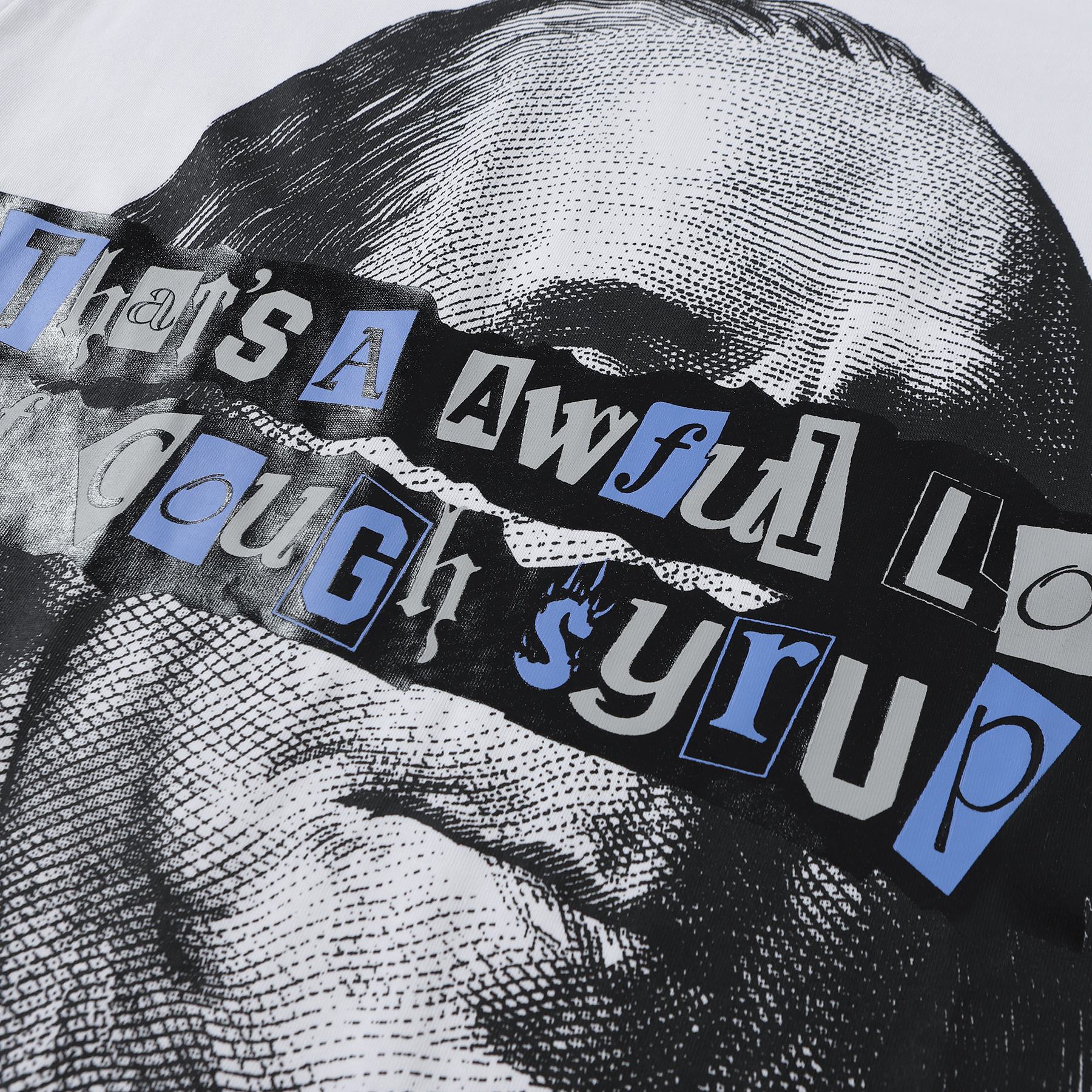 THAT'S A AWFUL LOT OF COUGH SYRUP Portrait Graphic T-Shirt — detail
