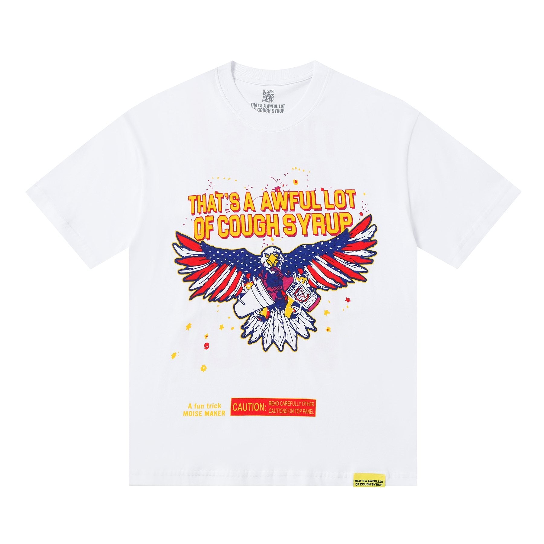 THAT'S A AWFUL LOT OF COUGH SYRUP Eagle Graphic T-Shirt — hero