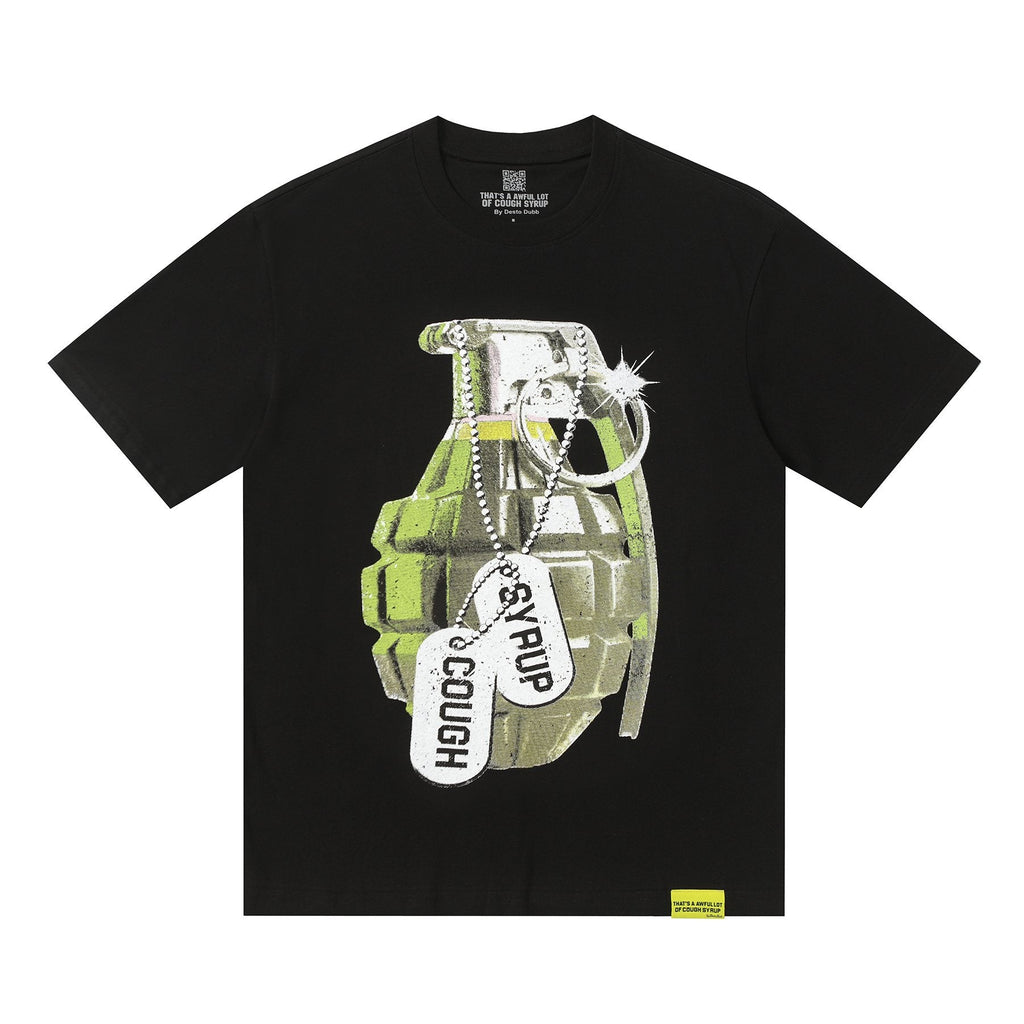 THAT'S A AWFUL LOT OF COUGH SYRUP Grenade Graphic T-Shirt — hero