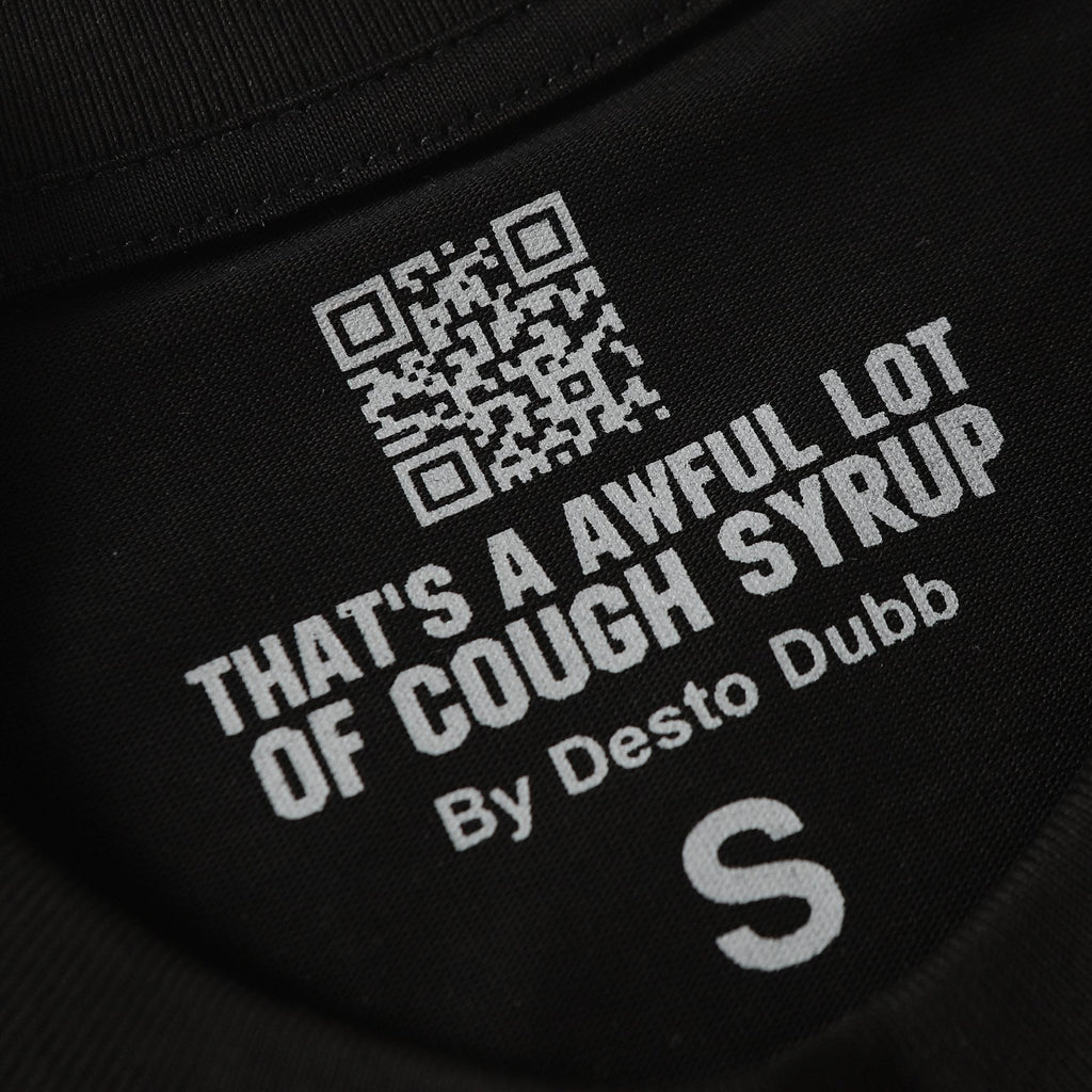 THAT'S A AWFUL LOT OF COUGH SYRUP Grenade Graphic T-Shirt — neck_label
