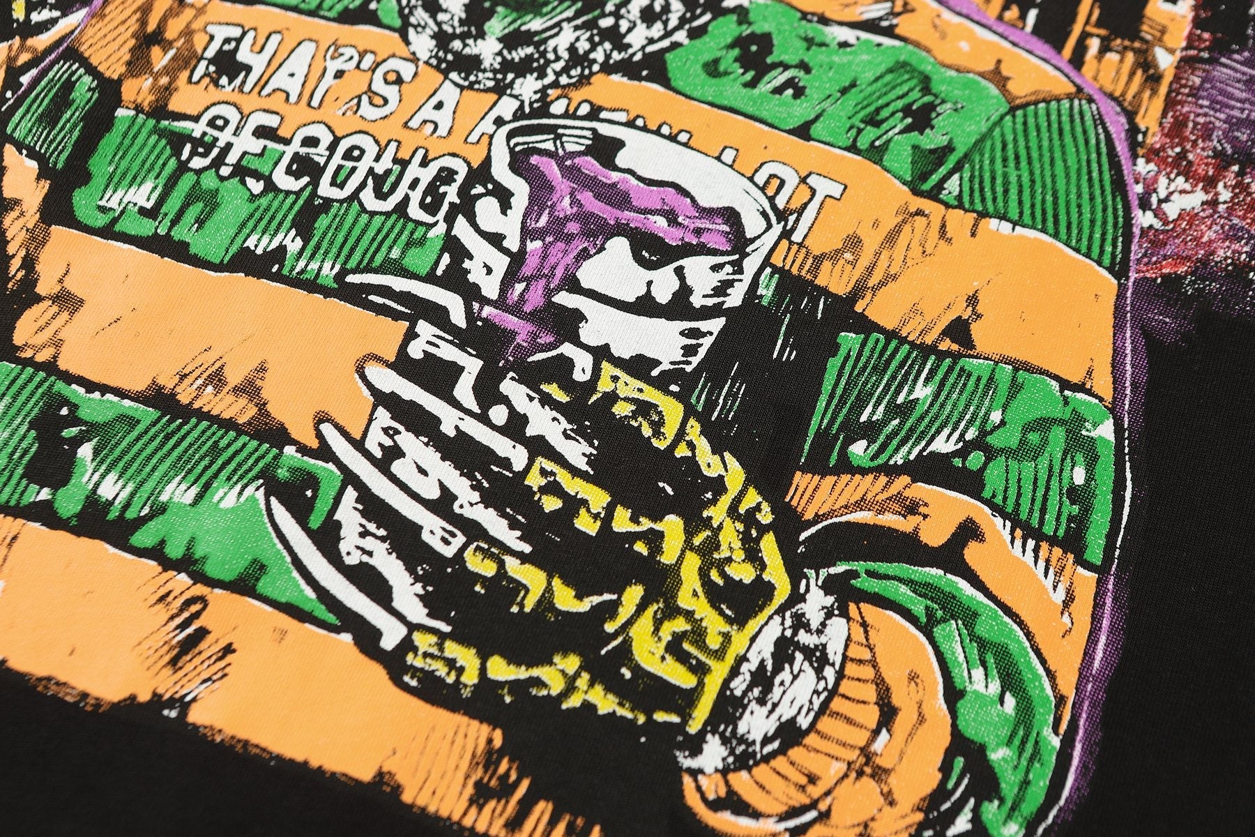 THAT'S A AWFUL LOT OF COUGH SYRUP Front & Back Graphic T-Shirt — detail