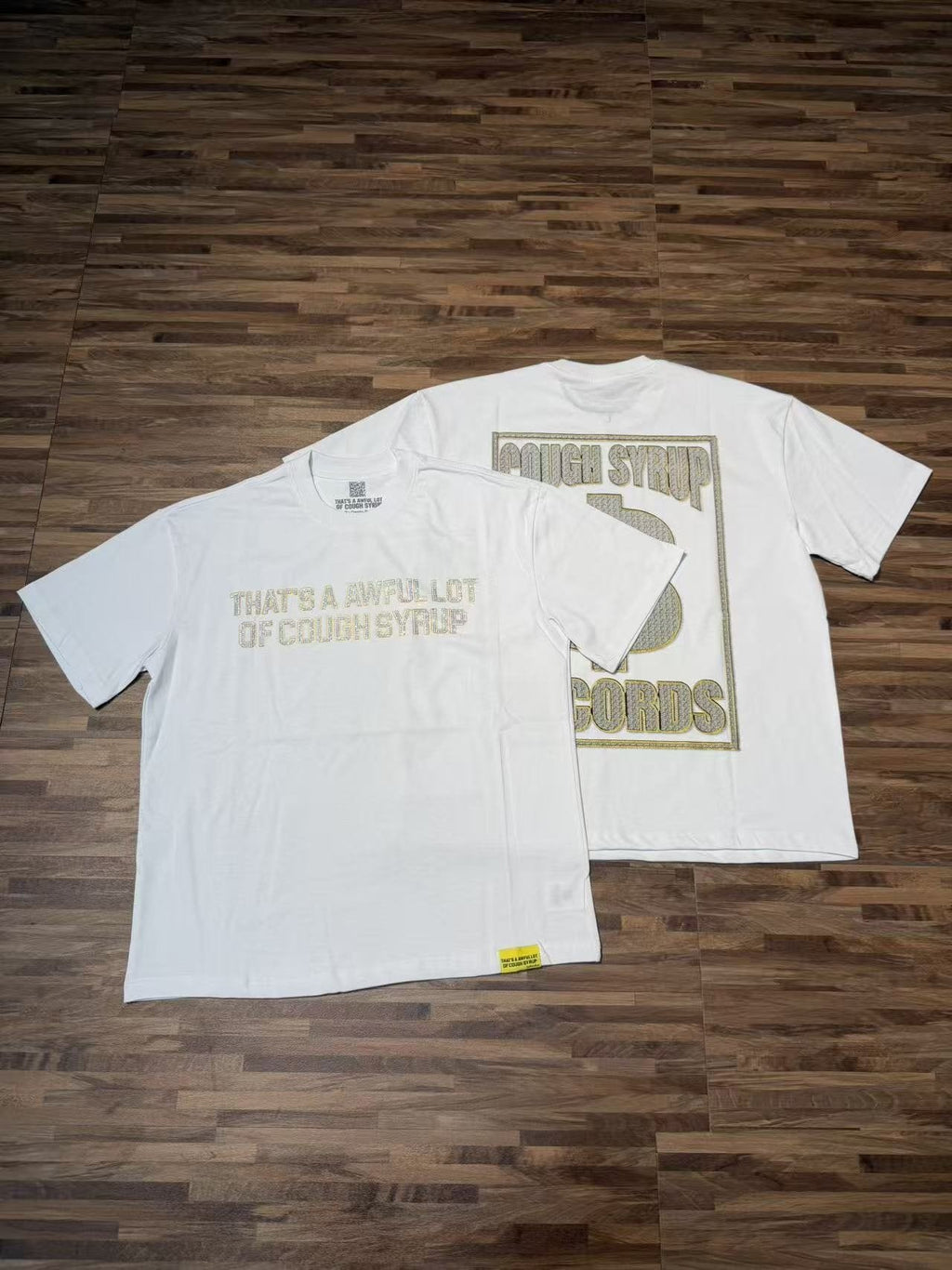 THAT'S A AWFUL LOT OF COUGH SYRUP Dough Syrup Records Dollar Graphic T-Shirt — context