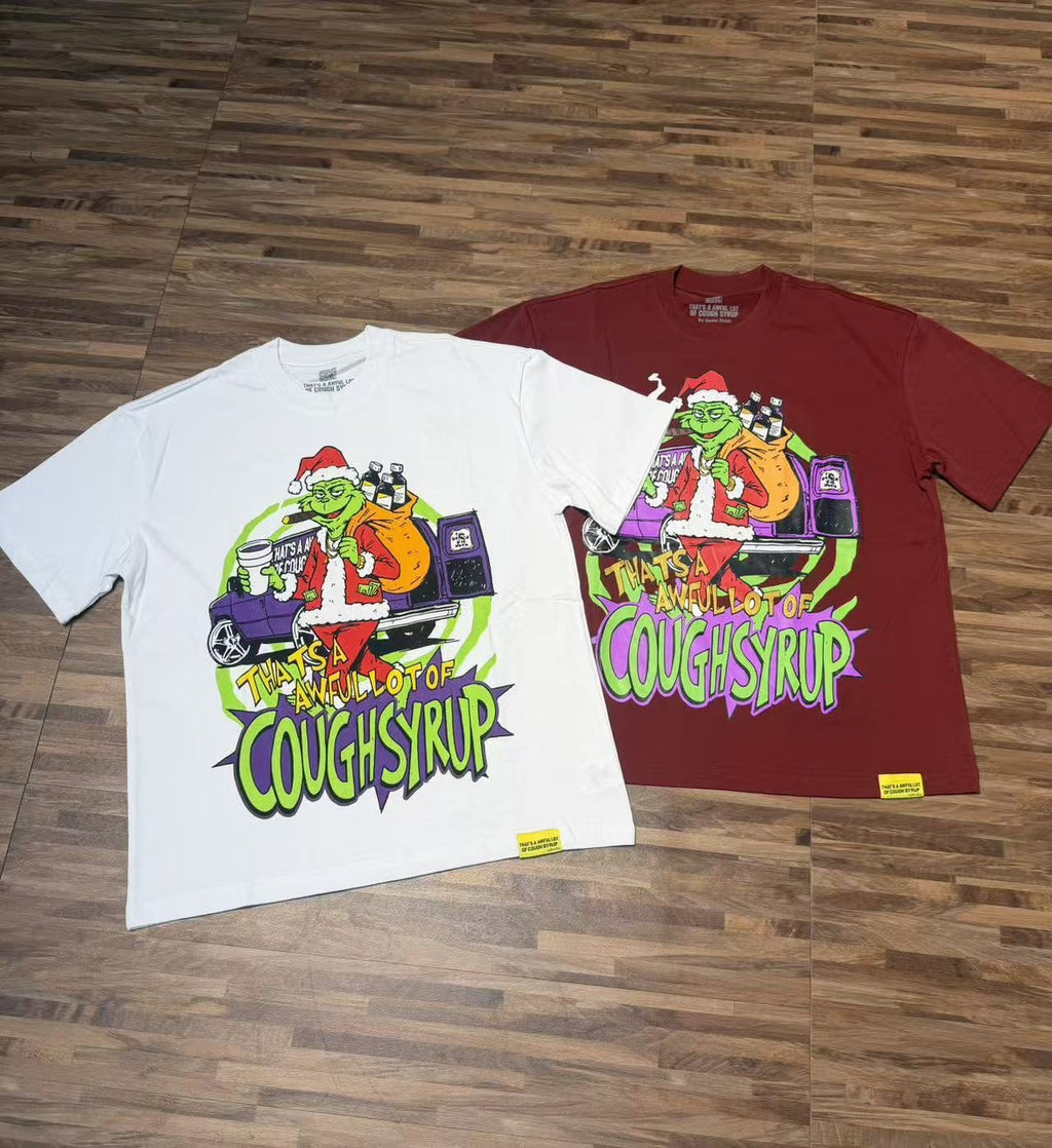 THAT'S A AWFUL LOT OF COUGH SYRUP Christmas Graphic Short-Sleeve T-Shirt — context