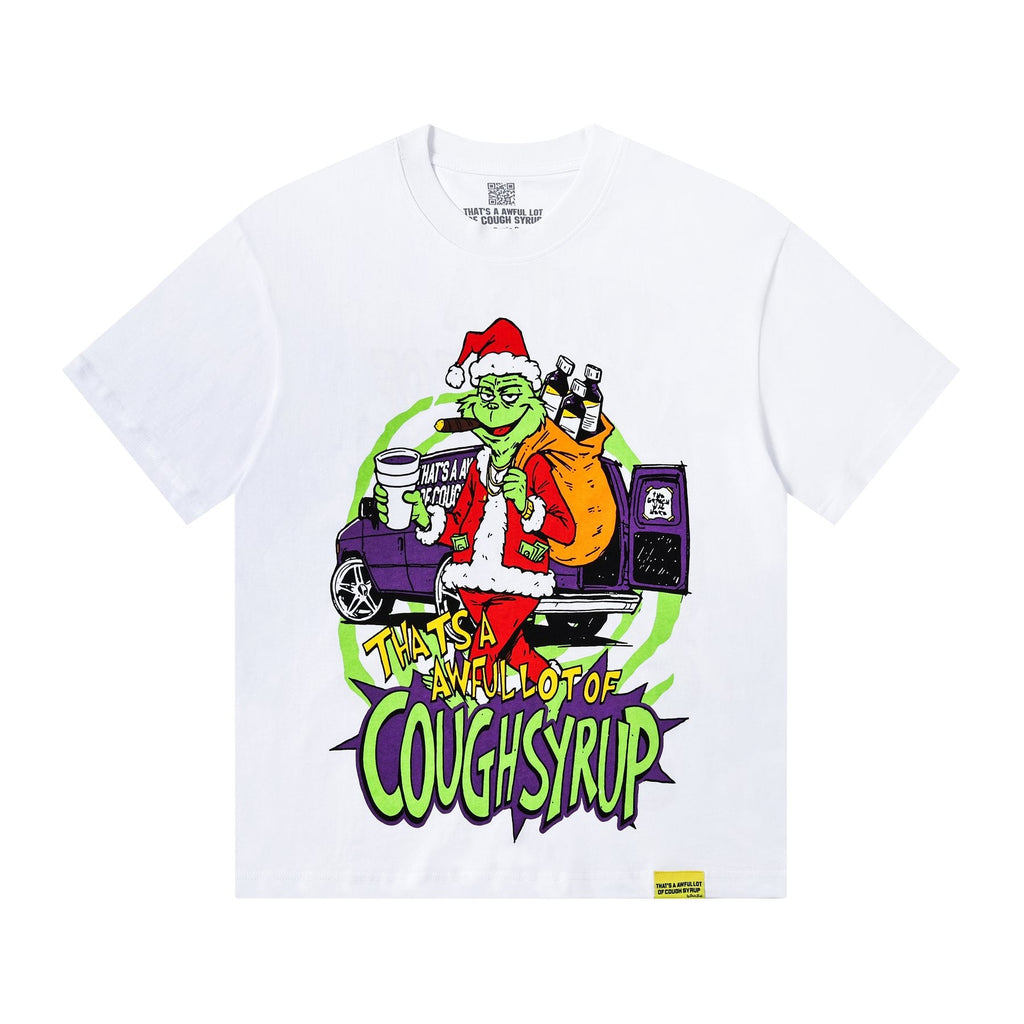 THAT'S A AWFUL LOT OF COUGH SYRUP Christmas Graphic Short-Sleeve T-Shirt — front