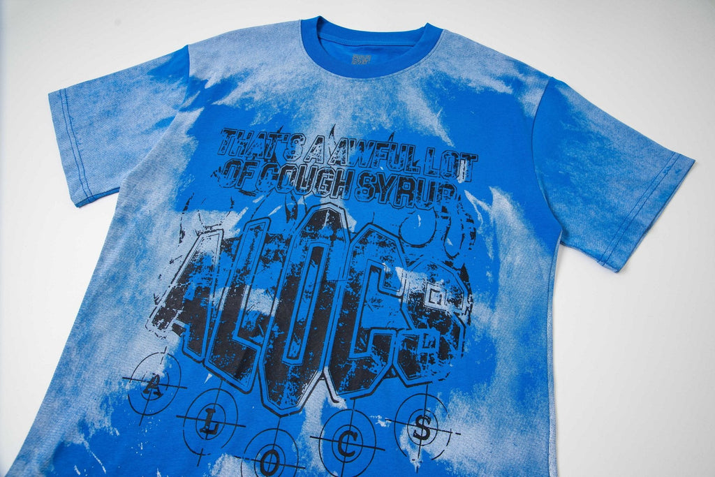 THAT'S A AWFUL LOT OF COUGH SYRUP Tie-Dye Graphic T-Shirt — front