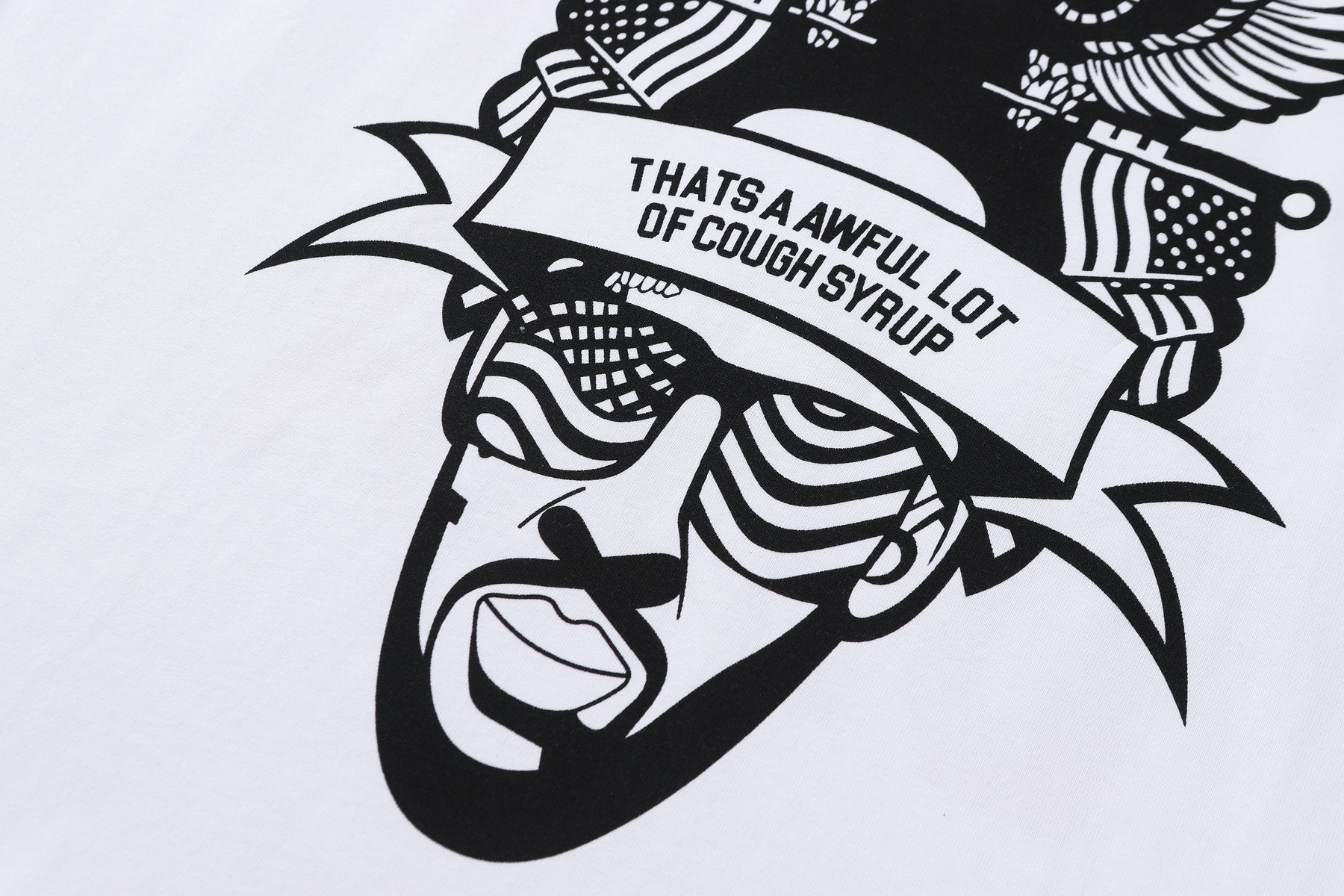 THAT'S A AWFUL LOT OF COUGH SYRUP P47 Graphic T-Shirt — detail