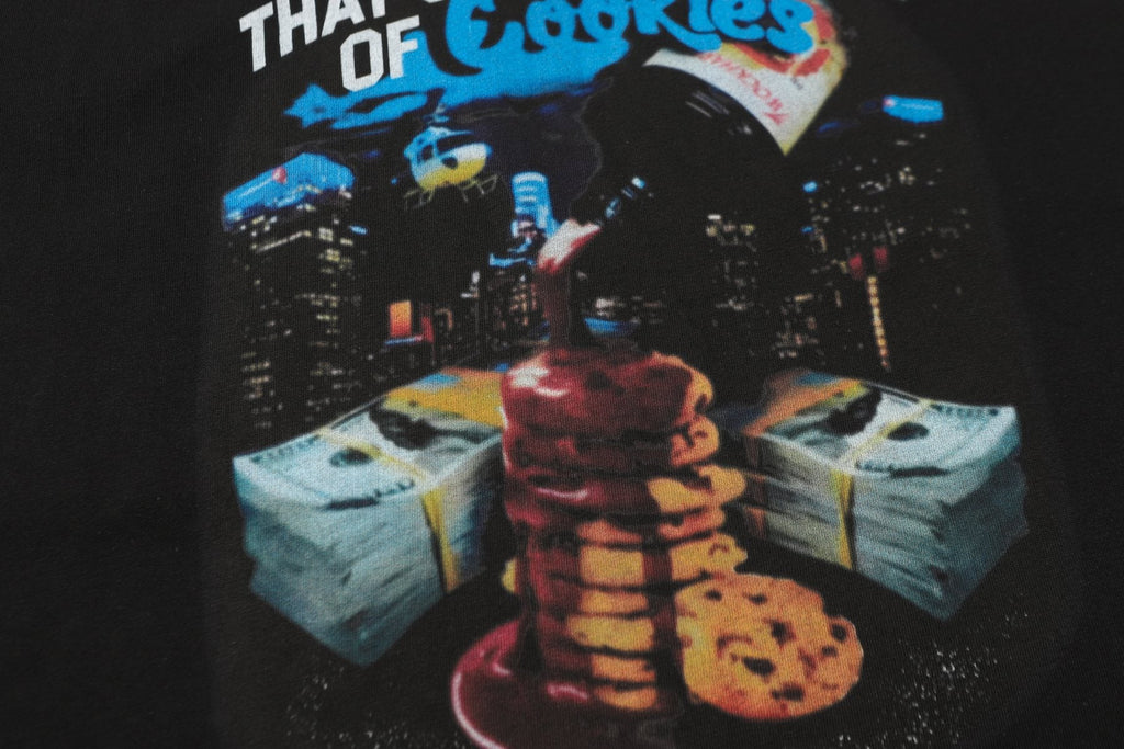 THAT'S A AWFUL LOT OF COUGH SYRUP Cookies & Cash Graphic T-Shirt — detail