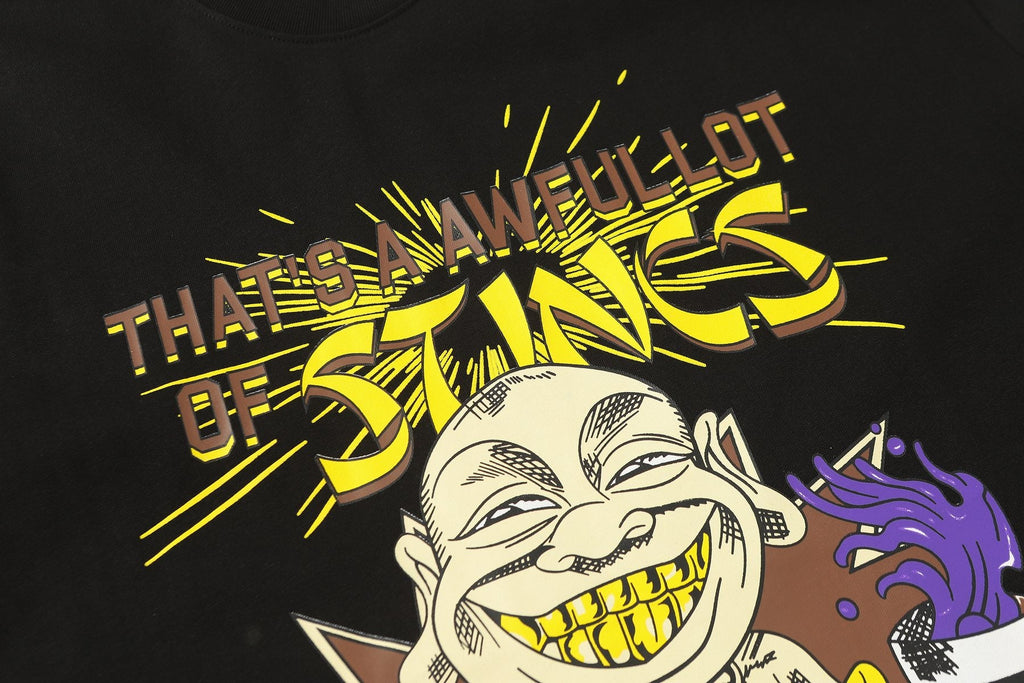 THAT'S A AWFUL LOT OF COUGH SYRUP Rising Star Graphic Short-Sleeve T-Shirt — detail