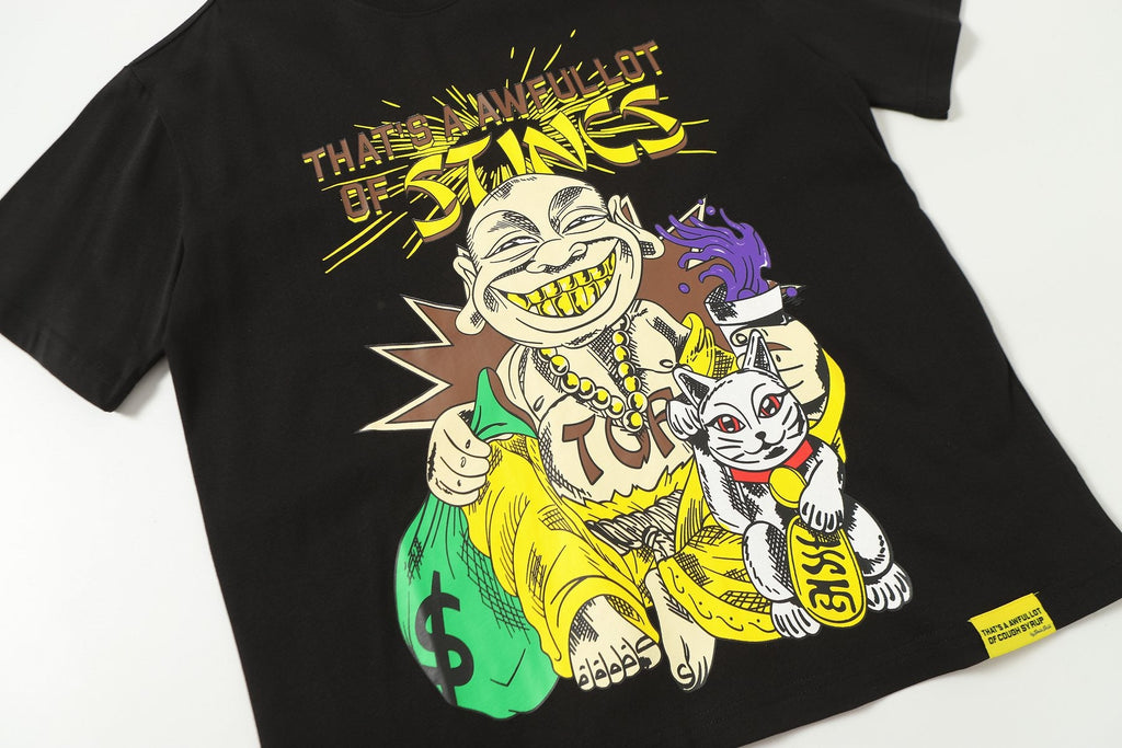 THAT'S A AWFUL LOT OF COUGH SYRUP Rising Star Graphic Short-Sleeve T-Shirt — front