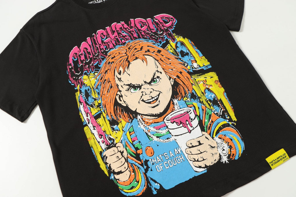 THAT'S A AWFUL LOT OF COUGH SYRUP Front & Back Graphic T-Shirt — detail