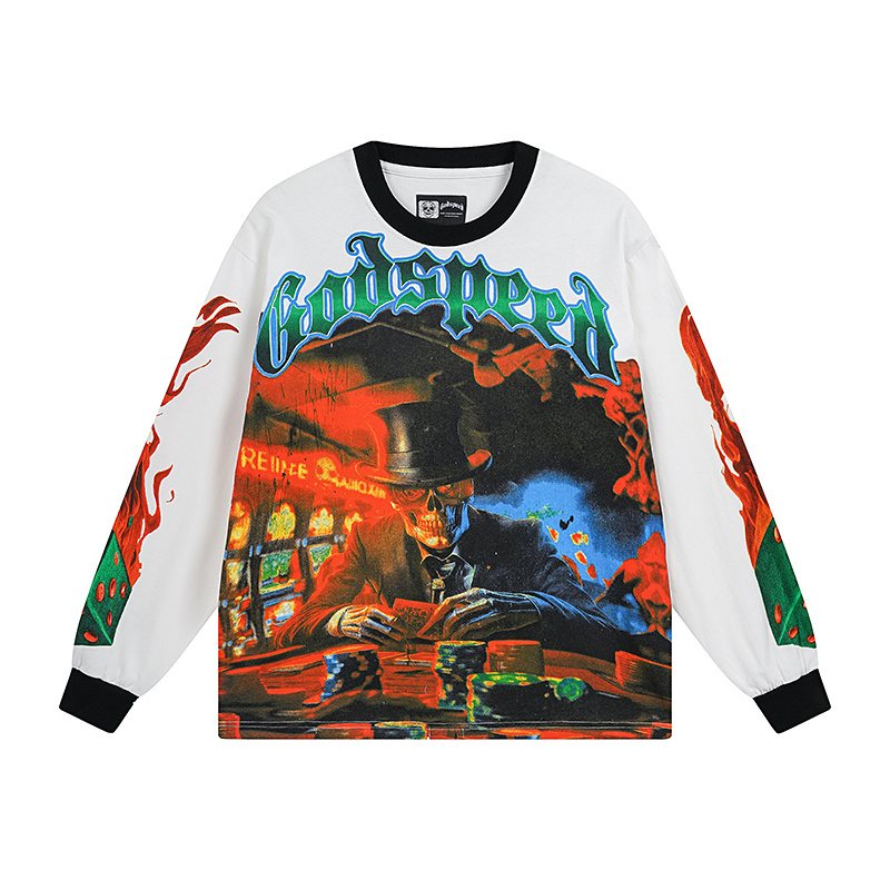 Godspeed E Pluribus Unum Graphic Long-Sleeve T-Shirt — hero