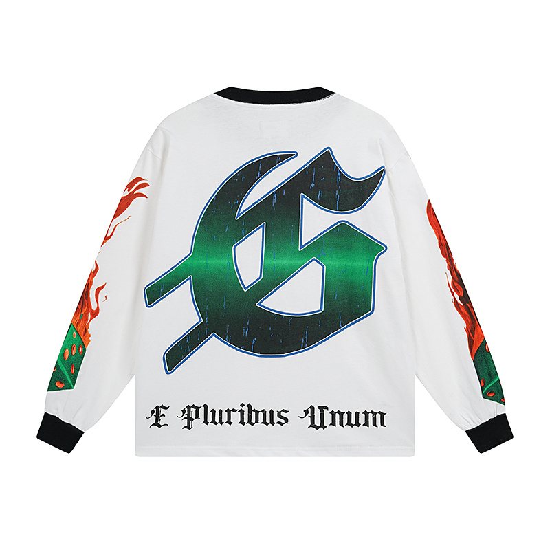 Godspeed E Pluribus Unum Graphic Long-Sleeve T-Shirt — back