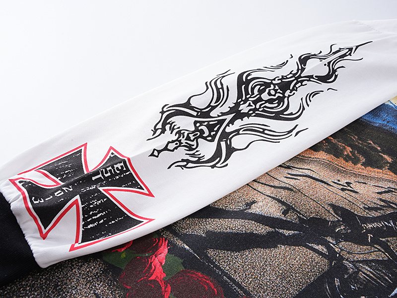 Godspeed Out of Many One Graphic Long-Sleeve T-Shirt — detail
