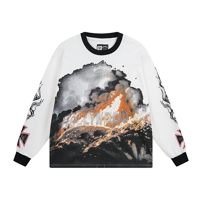 Godspeed Hollywood Graphic Long-Sleeve T-Shirt — hero