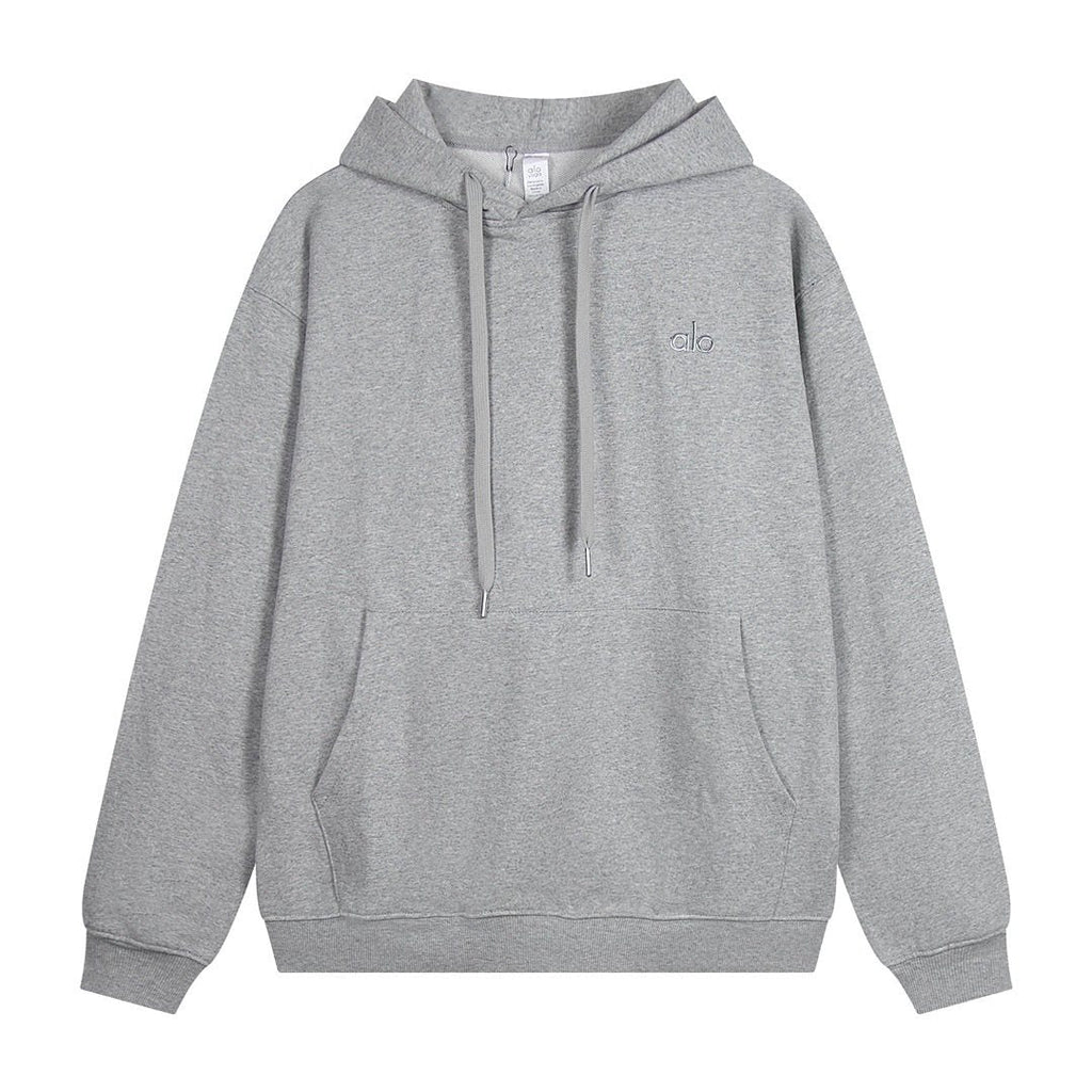 alo Logo Graphic Hoodie & Sweatpants Matching Set — front
