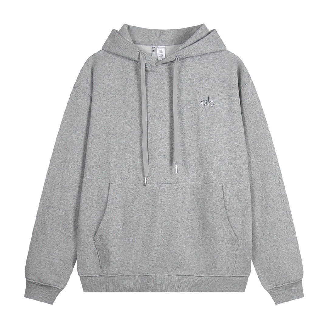 alo Logo Graphic Hoodie & Sweatpants Matching Set — front