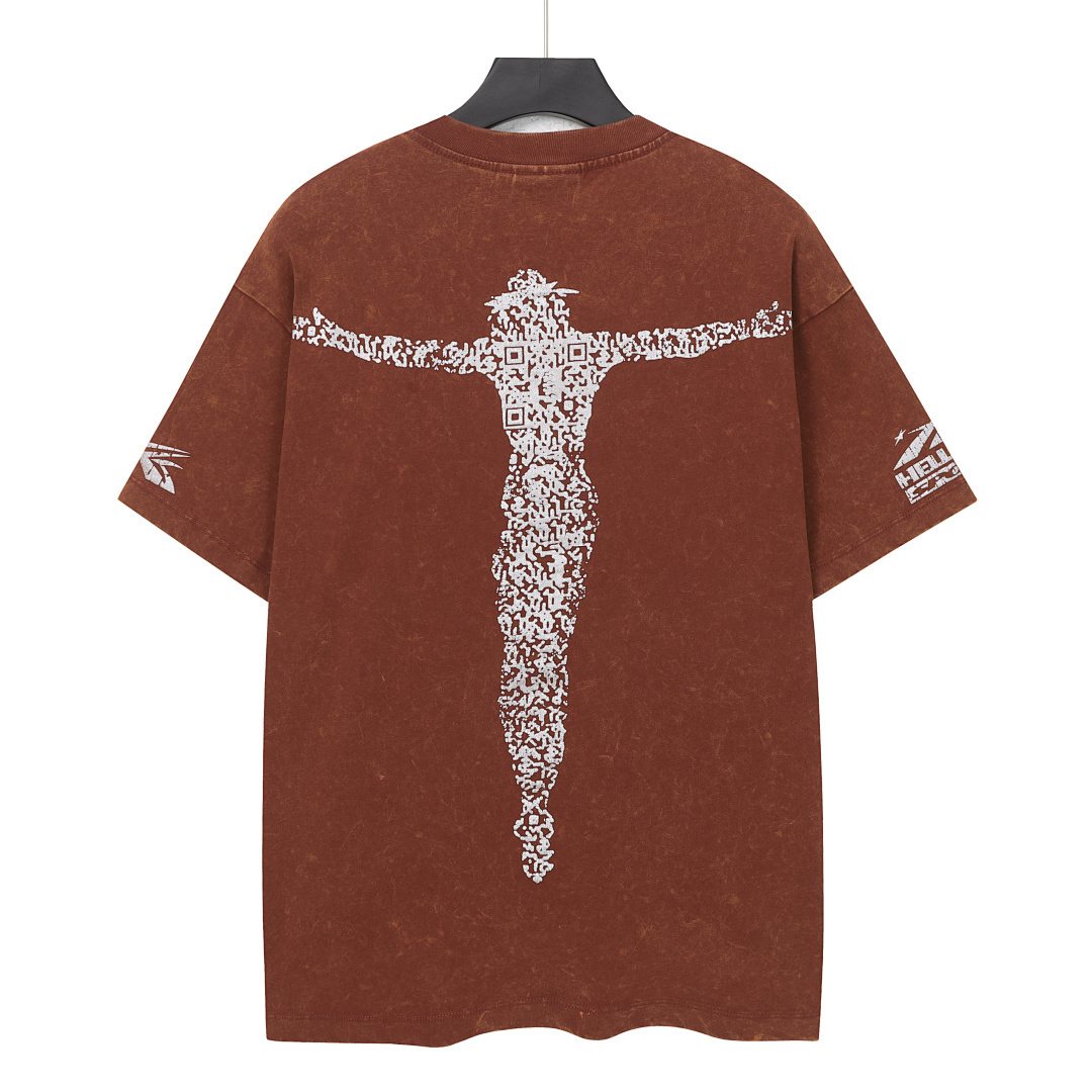 Hellstar Reaper Cross Graphic T-Shirt — back