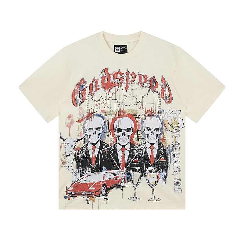 Godspeed Skull Graphic Short-Sleeve T-Shirt — hero