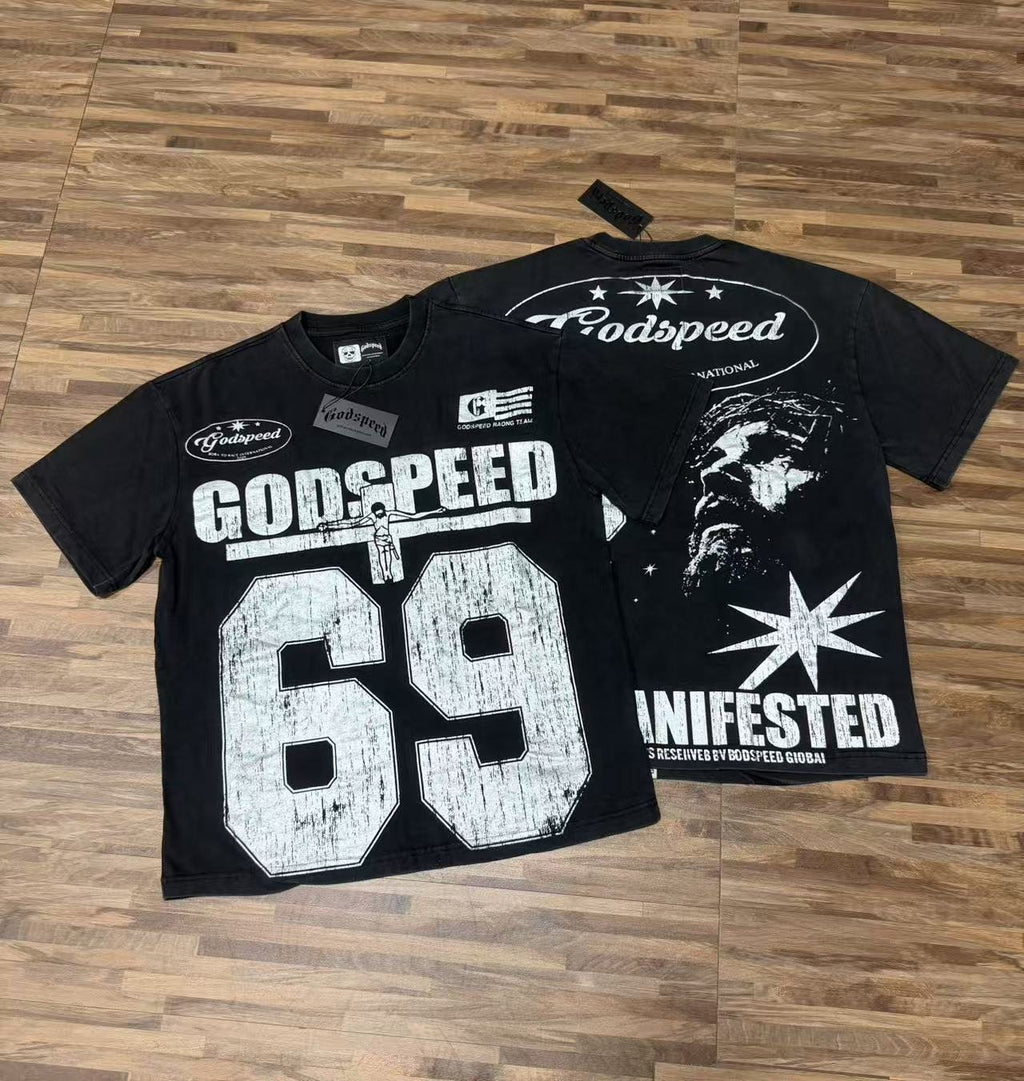 Godspeed Born to Race Graphic T-Shirt — context