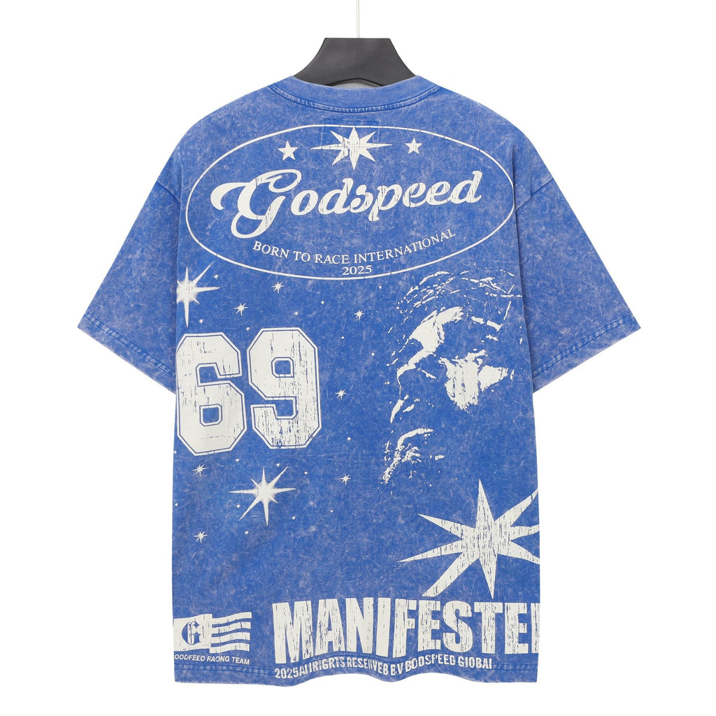 Godspeed Born to Race Graphic T-Shirt — back