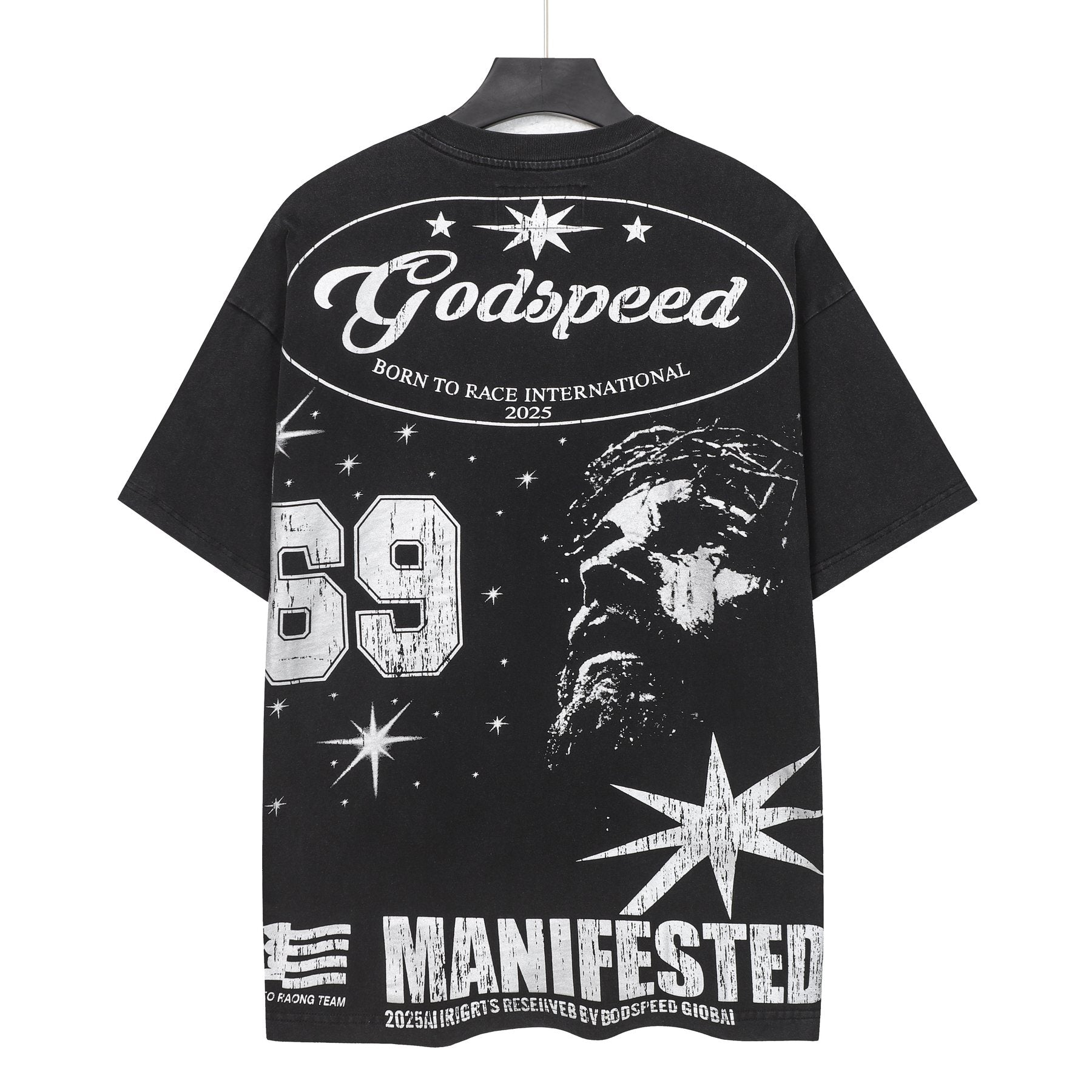 Godspeed Born to Race Graphic T-Shirt — back