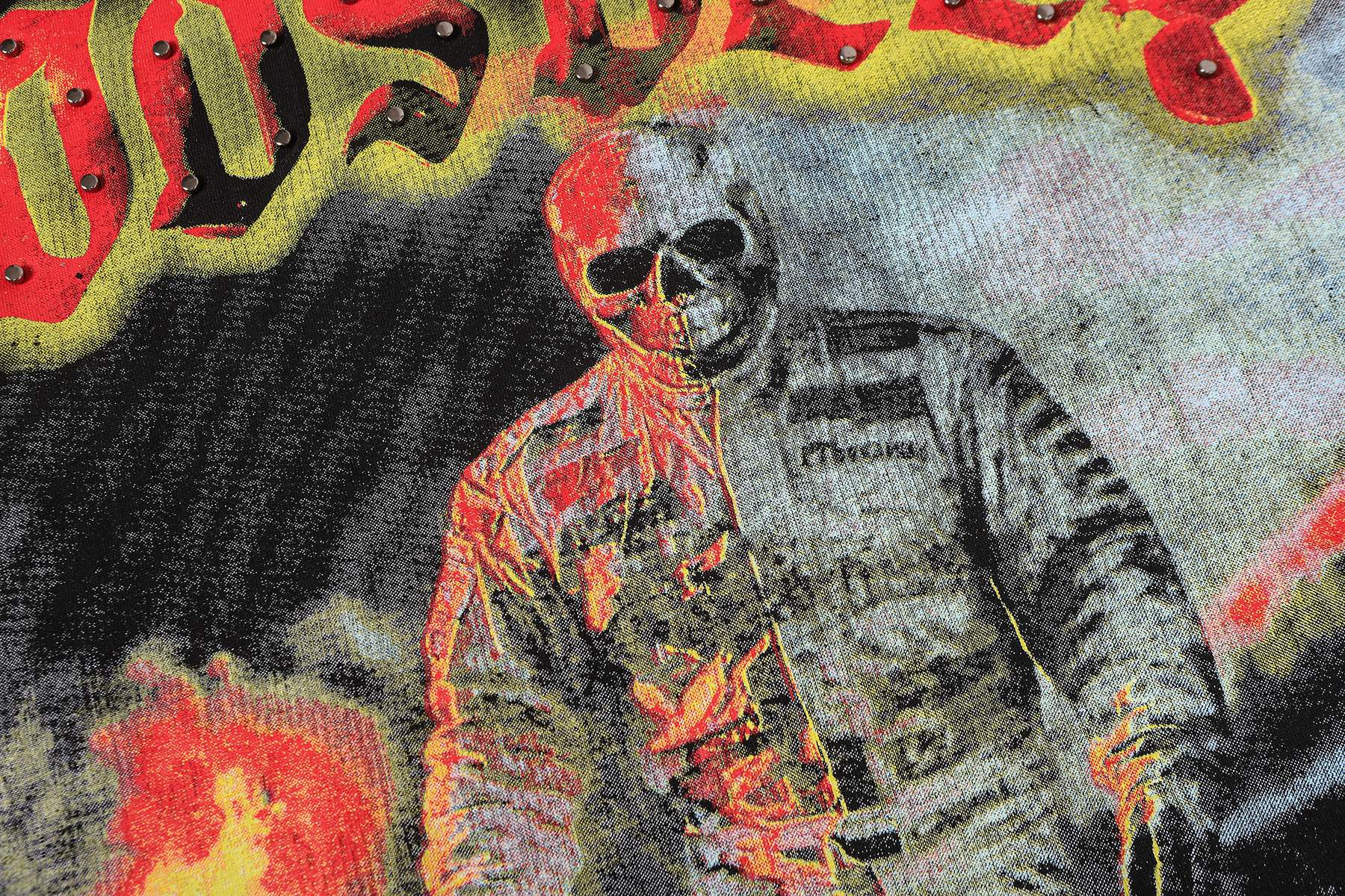 Godspeed Racing Flame Graphic T-Shirt — detail