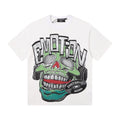 MIXED EMOTION Skull Headphones Graphic Short-Sleeve T-Shirt — hero