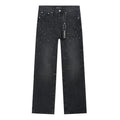 Purple Brand Black Rhinestone Washed Jeans — hero