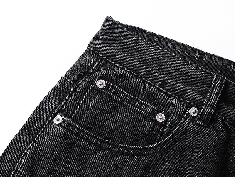 Purple Brand Black Starburst Wash Jeans — detail