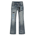 Purple Brand Distressed Flared Jeans — hero