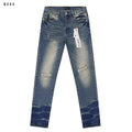 Purple Brand Slim Distressed Washed Denim Jeans — hero