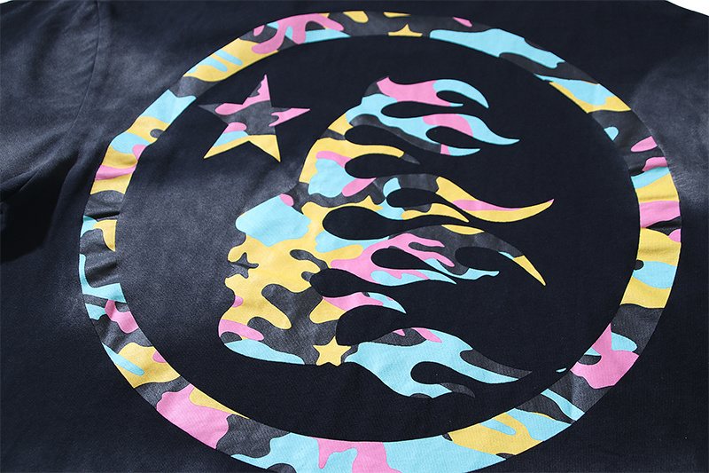 Hellstar Moon Skull Graphic T-Shirt — detail