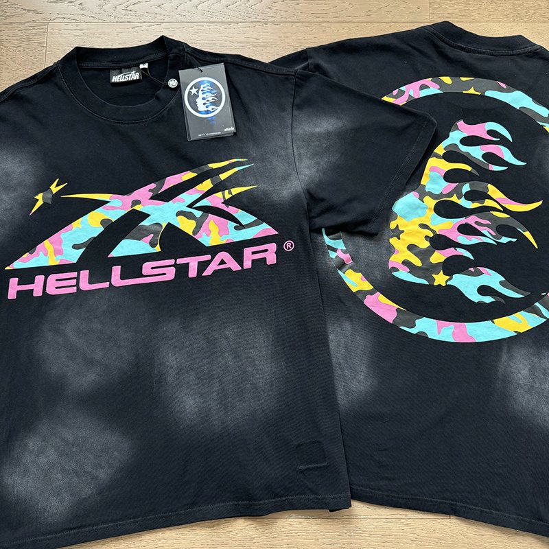 Hellstar Moon Skull Graphic T-Shirt — context