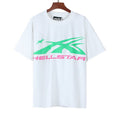 Hellstar Green & Pink Graphic Short-Sleeve T-Shirt — front