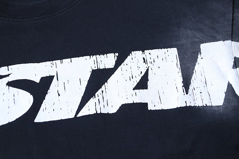 Hellstar Black Studios Flame Graphic T-Shirt — detail