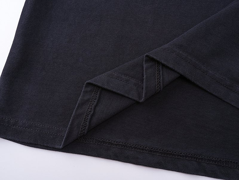 Godspeed Washed Black Skeleton Graphic Short-Sleeve T-Shirt — detail