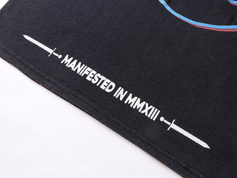 Godspeed Skeleton Crowd Graphic T-Shirt — detail