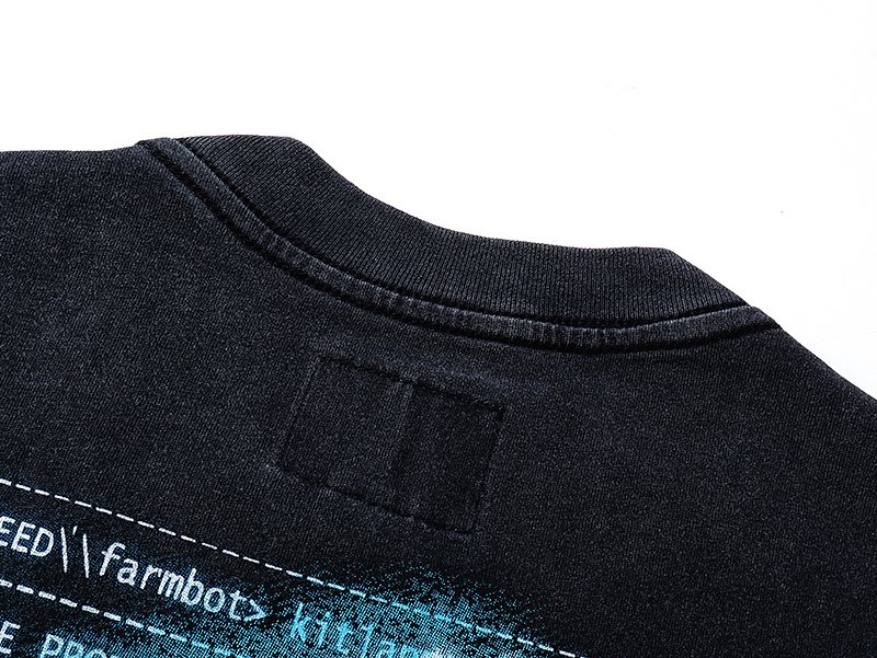 Godspeed Mers Loaded Washed Black Graphic T-Shirt — detail