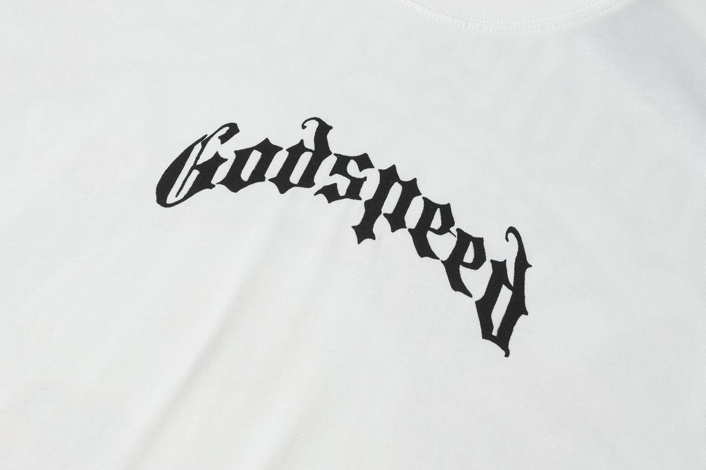 Godspeed Skull & Floral Graphic Short-Sleeve T-Shirt — detail