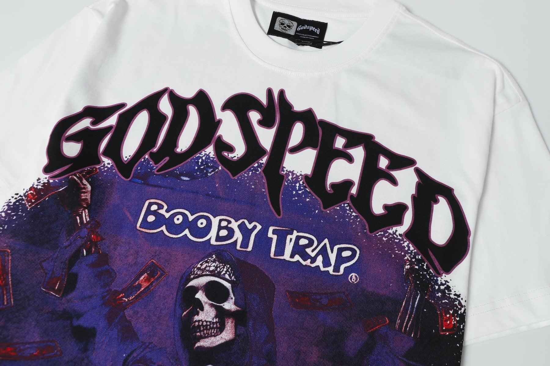 Godspeed Booby Trap Graphic T-Shirt — detail