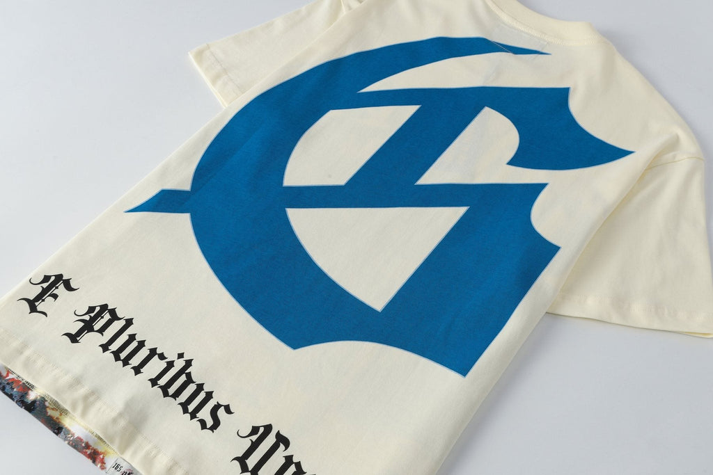 Godspeed Cream Astronaut Graphic Short-Sleeve T-Shirt — detail