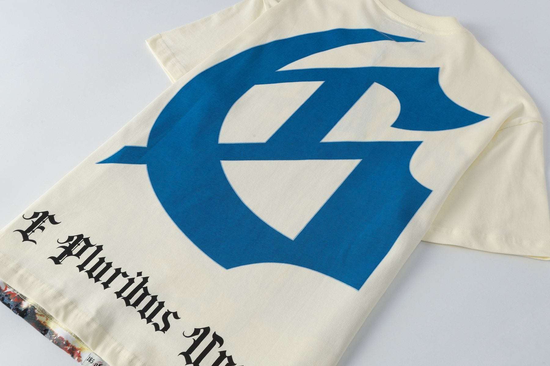 Godspeed Cream Astronaut Graphic Short-Sleeve T-Shirt — detail