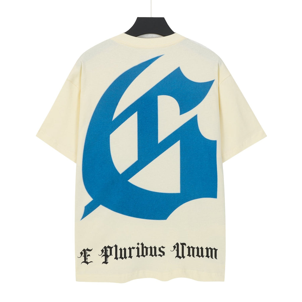 Godspeed Cream Astronaut Graphic Short-Sleeve T-Shirt — back