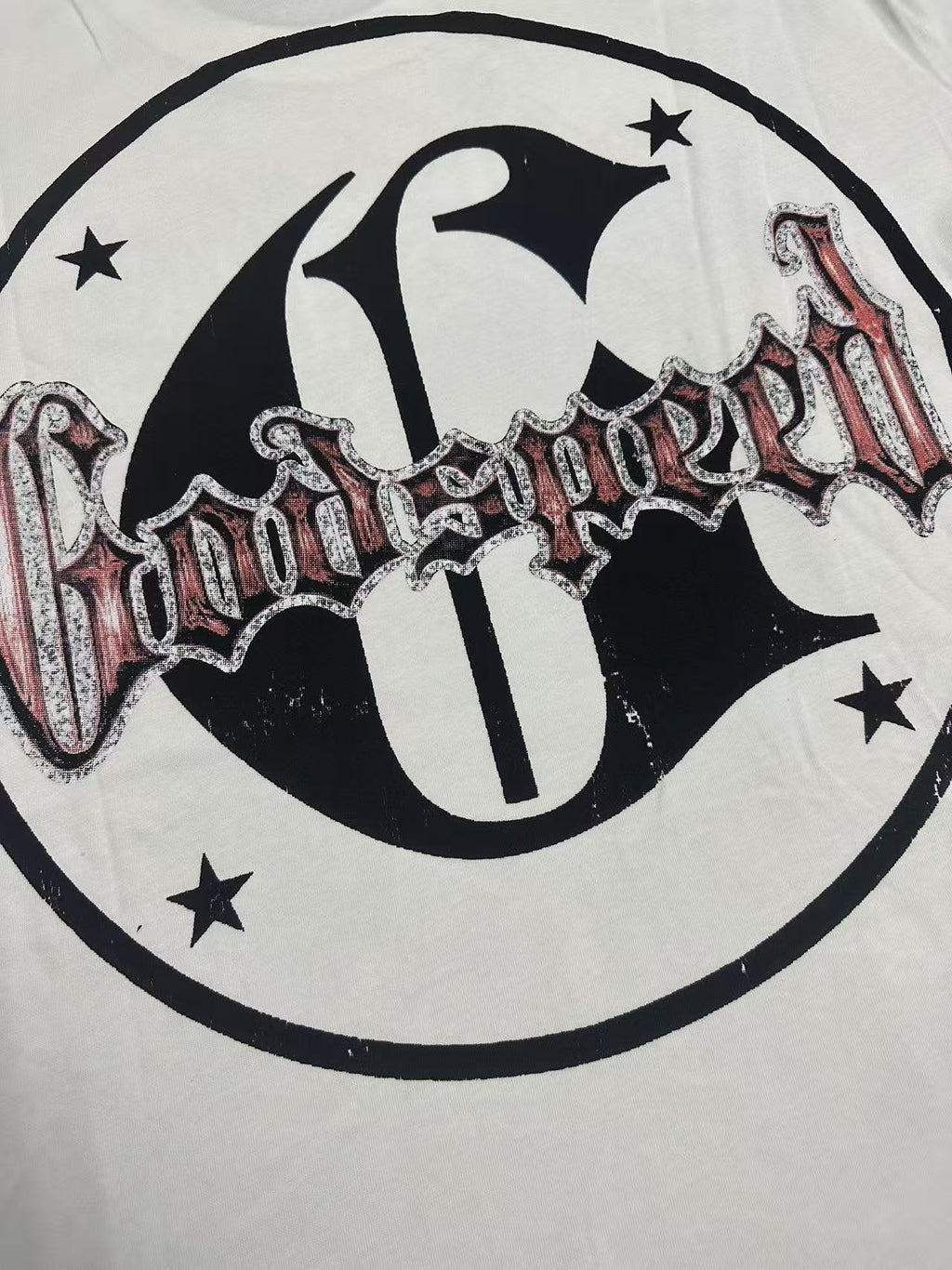 Godspeed Reaper Car Graphic T-Shirt — detail