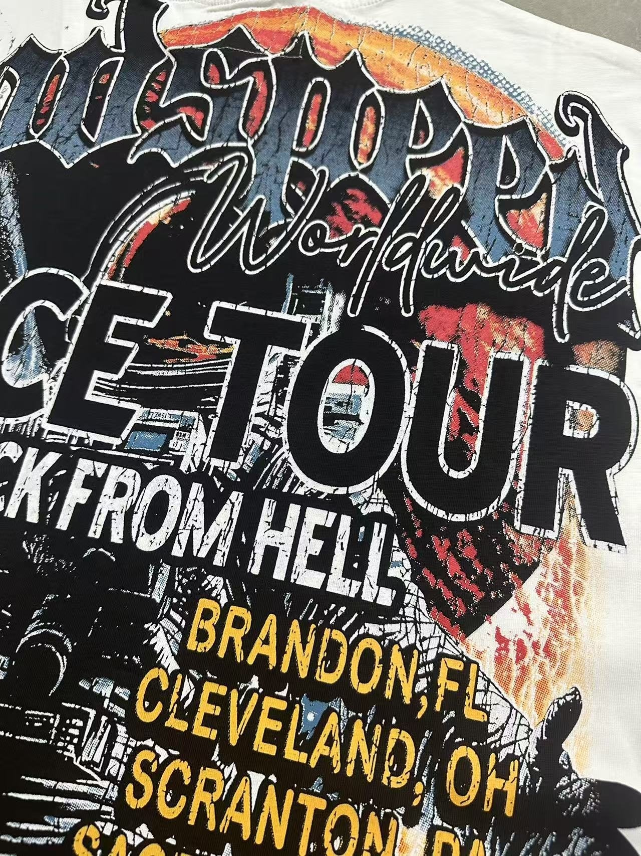 Godspeed Space Tour Astronaut Graphic T-Shirt — detail